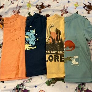 Kids Graphic T-Shirts - Set of 4